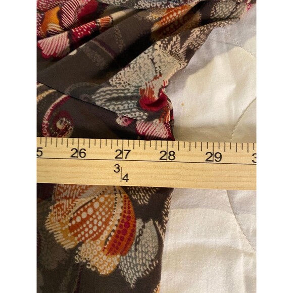 Croft & Barrow Women's Plus Sz 3X Floral Print Layered Look 3/4 Sleeve Top - Picture 10 of 11